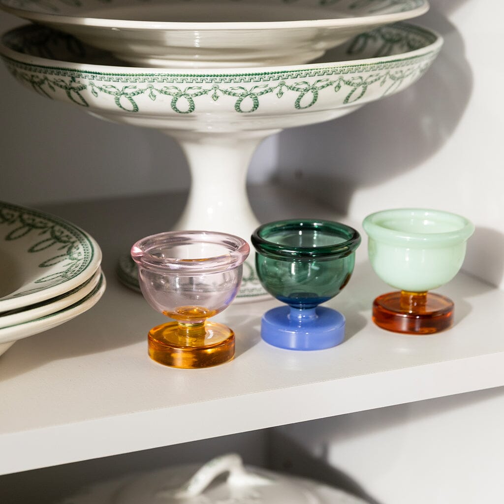 &Klevering - Eierdopjes Cantine - Blauw - Set Van 2 Eierdop &Klevering 