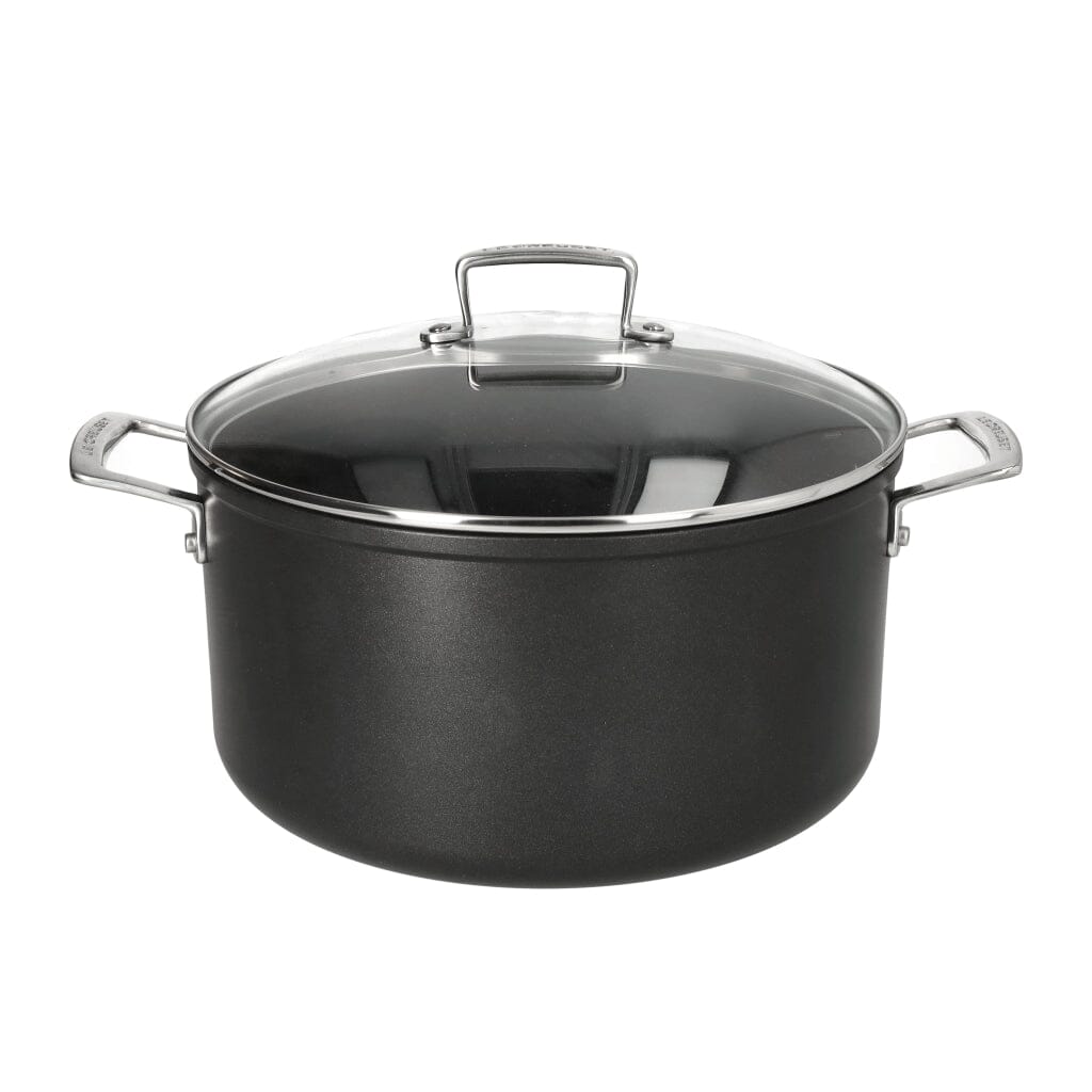 Le Creuset - Braadpan met anti-aanbaklaag en glazen deksel Braadpan Le Creuset 