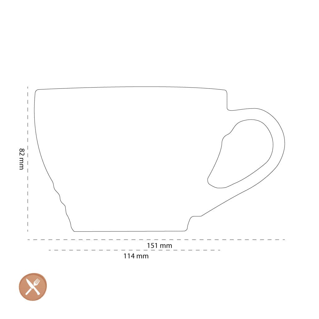 Le Creuset - Grote Cappuccino Mok Nectar 0,4l Le Creuset 