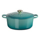 Le Creuset - Signature Round Casserole - Bleu Riviera - 28 cm
