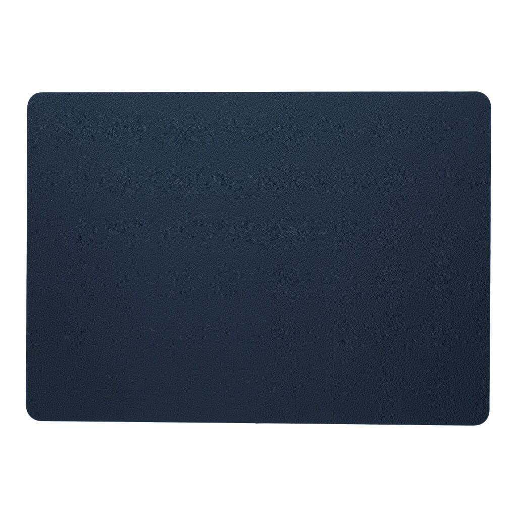 Leonardo - Placemat Leer 33x46cm - Blauw Leonardo 