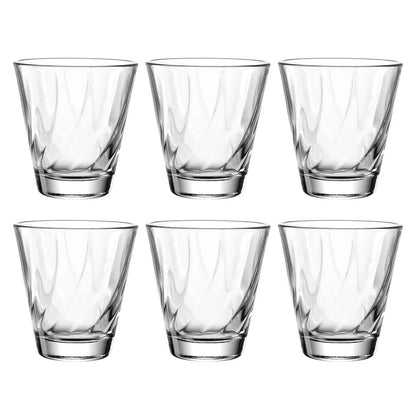 Leonardo - Twist Drinkglas 215ml - 6 stuks Waterkan Leonardo 