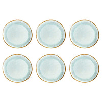 Medard de Noblat - Shadow Aqua - Dinnerbord 28 cm (set van 6) Dinerborden Medard de Noblat 