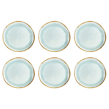 Medard de Noblat - Shadow Aqua - Dinnerbord 28 cm (set van 6) Dinerborden Medard de Noblat 