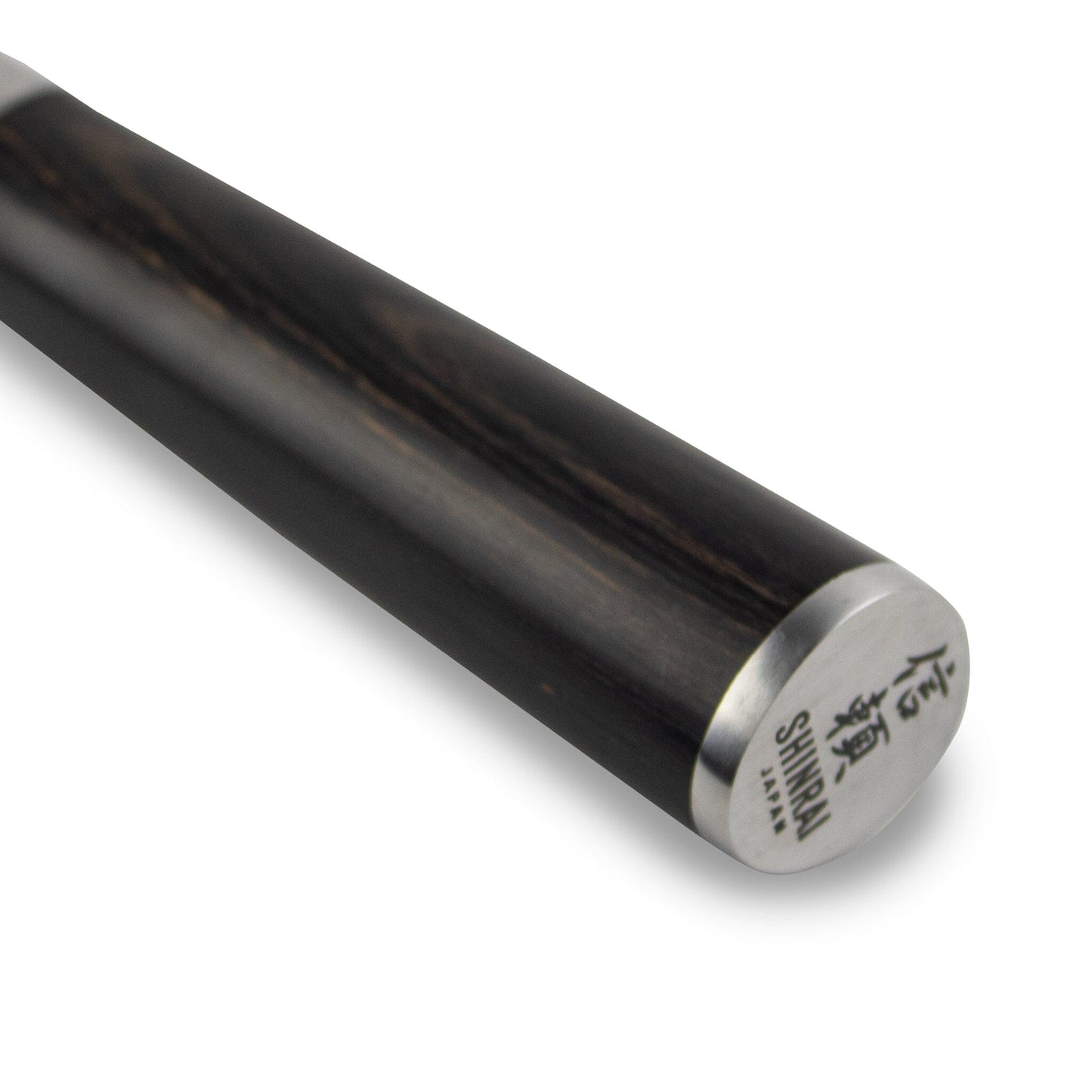 Shinrai Japan - Hammered Damast BR 5-delige Messenset + Magnetisch Messenblok Scalae - Acacia hout Shinrai Japan 