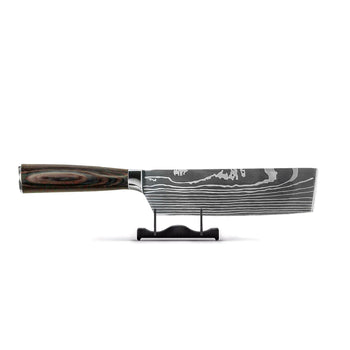 Couteaux Shinrai - Couteau Nakiri Damascus Print 18 cm Nakirimes Shinrai Knives