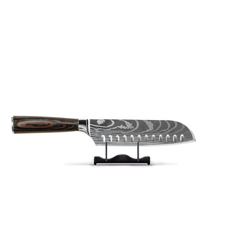 Couteaux Shinrai - Damas Print Santoku 18 cm Couteau Santoku Couteaux Shinrai