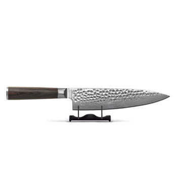 Shinrai Knives - Hammered Damast BR - Damascus Koksmes 20 cm Koksmes Shinrai Knives 