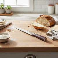 Shinrai Knives - Hammered RVS Broodmes 20 cm Broodmes Shinrai Knives 