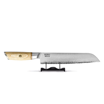 Couteaux Shinrai - Couteau à pain Hikari Damas 20 cm
