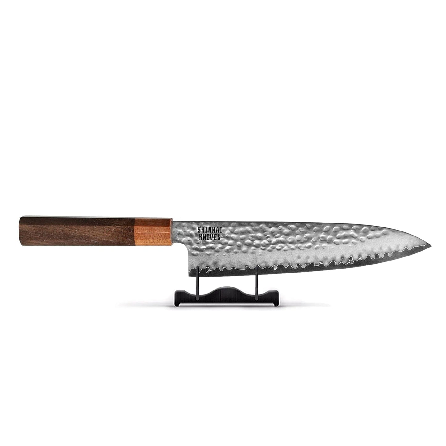 Shinrai Knives - Kigami Exclusive Damascus 3-delige set - Koksmes + Santoku + Schilmes Messenset Shinrai Knives 