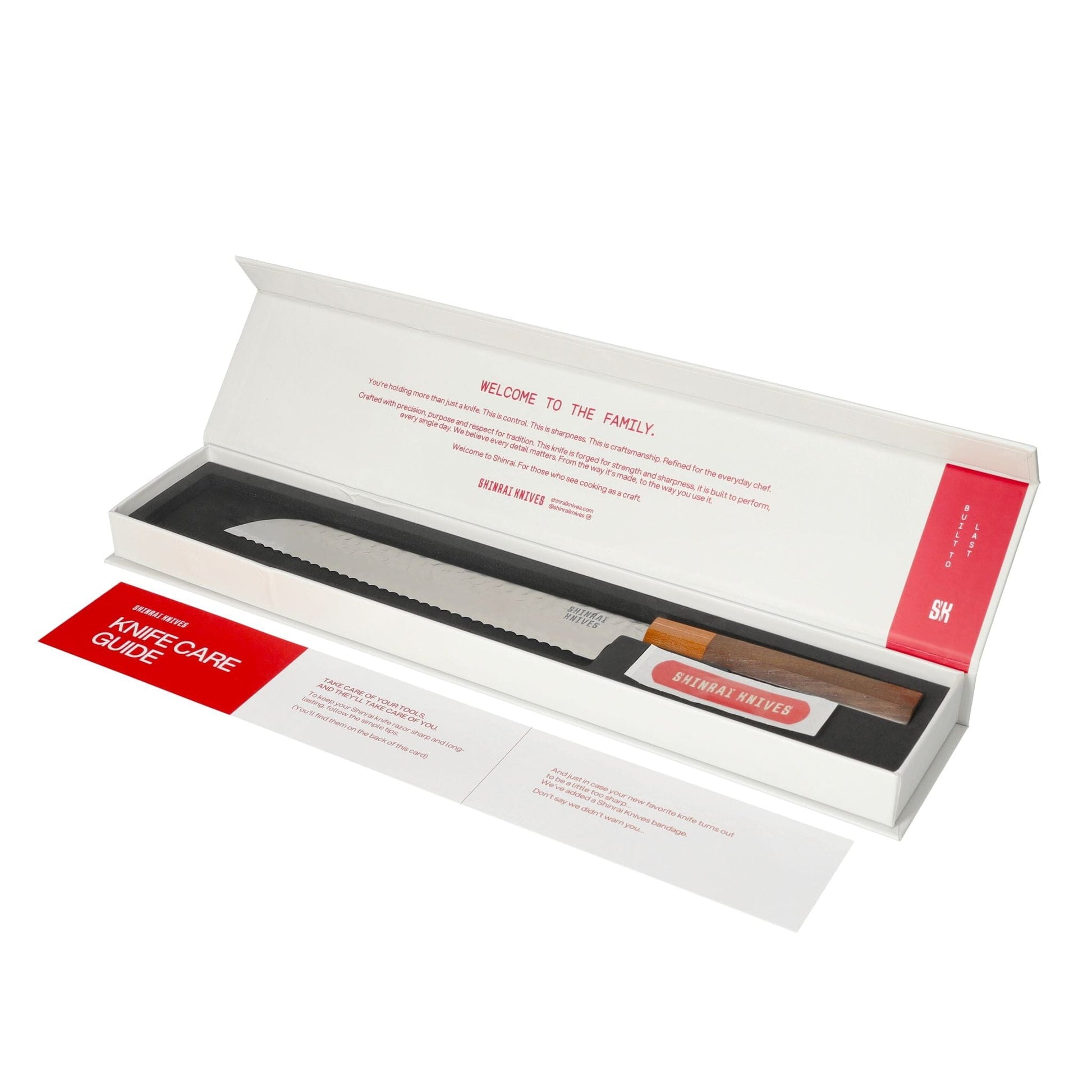 Shinrai Knives - Kigami Exclusive Damascus Broodmes 20 cm Broodmes Shinrai Knives 