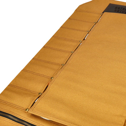 Shinrai Knives - Messenrol Hoogwaardig Canvas & Leer Bruin Messenrol Shinrai Knives 