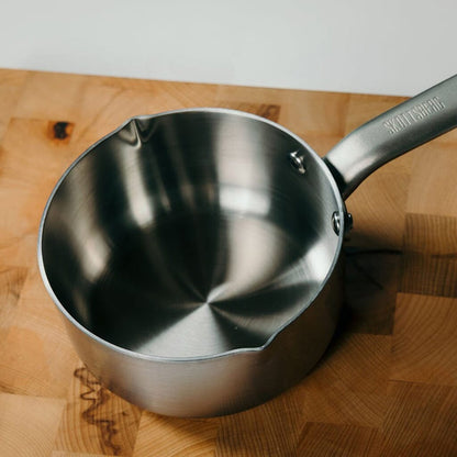 Skottsberg - Stainless Steel Steelpan 16 cm met deksel Steelpan Skottsberg 