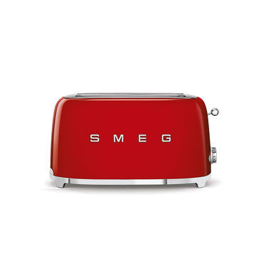 Smeg - Broodroosters | Rood | Jaren 50 | Toaster 2x4 Broodrooster Smeg 