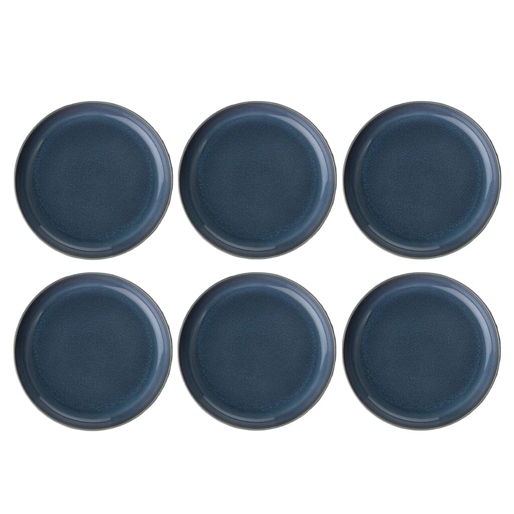 Villeroy & Boch - Crafted Denim - Diep Bord 21,5cm, Set van 6 Borden Villeroy & Boch 