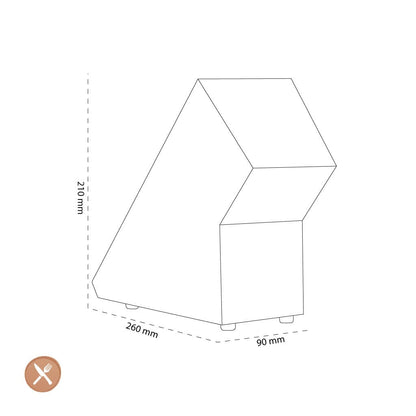 Wusthof - Classic 7-delige messenset met blok beukenhout Messenset met blok Wusthof 