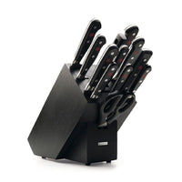 Wusthof - Classic Messenset 12-delig met zwart blok Messenset met blok Wusthof 