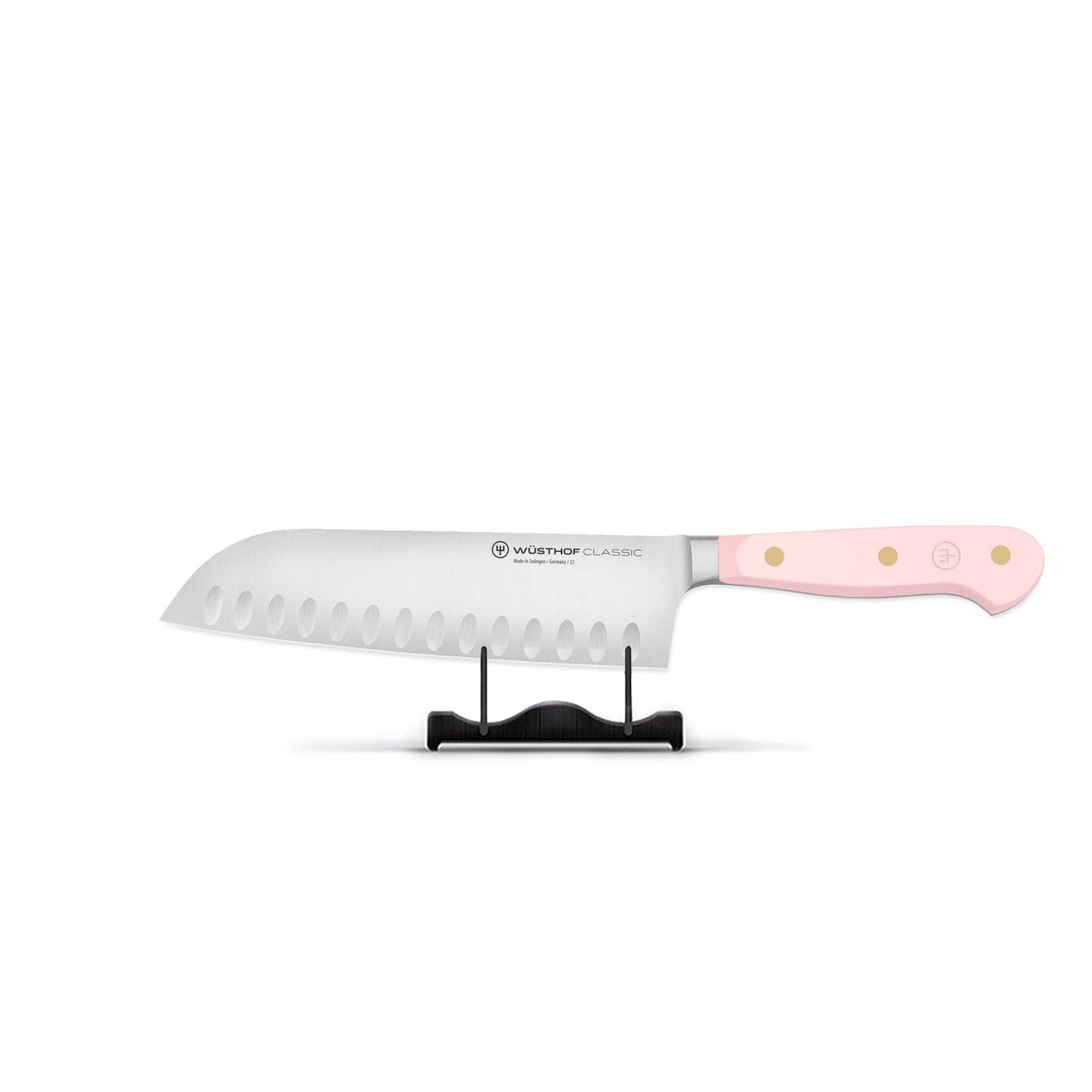 Wusthof - Couteau Santoku Classique Sel Rose de l&#39;Himalaya 17 cm Couteau Santoku Wusthof