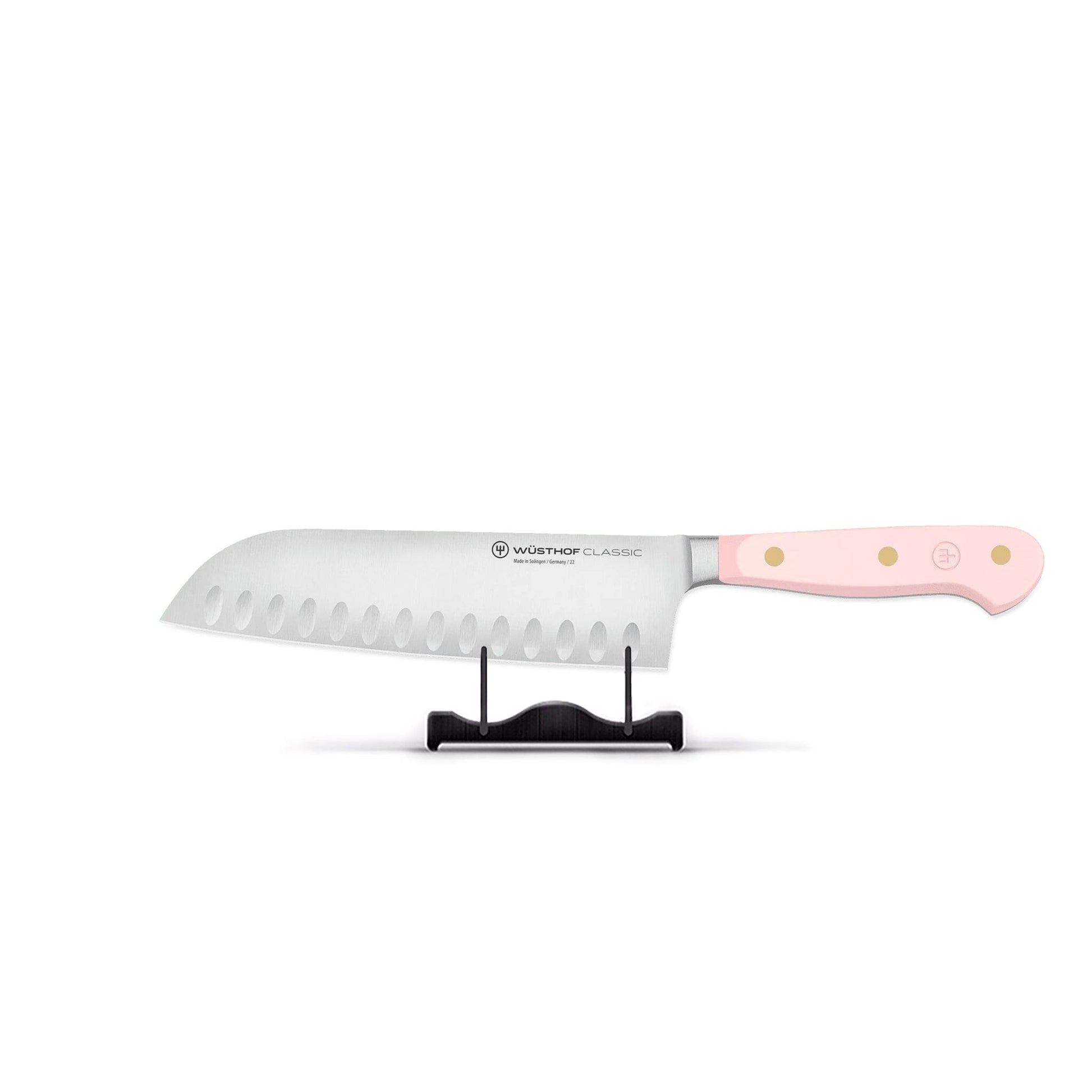 Wusthof - Couteau Santoku Classique Sel Rose de l&#39;Himalaya 17 cm Couteau Santoku Wusthof