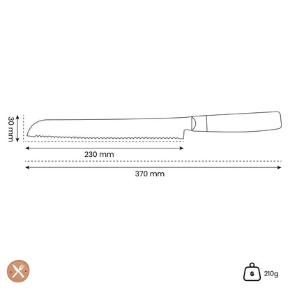 Yaxell - Zen Broodmes 23 cm Broodmes Yaxell 