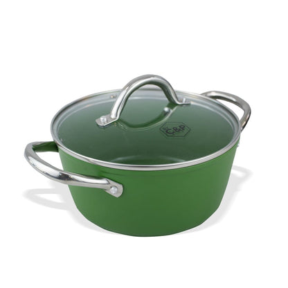 By C&P - Go Green Kookpan 24 cm met glazen deksel Kookpan By C&P 