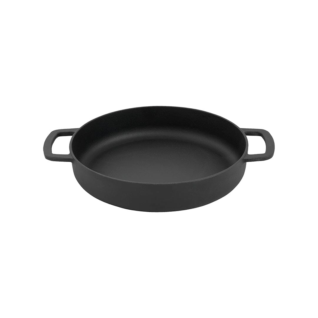 COMBEKK - Sous-Chef Koekenpan Dubbel Handvat 24CM - Zwart Koekenpan Combekk 